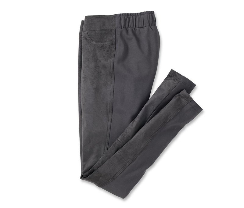 Tchibo Women Regular Fit Plain Skinny Pants, Anthracite - Image 5